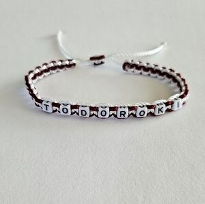 New My Hero Academia Bracelet, Unisex Adustable. Todoroki